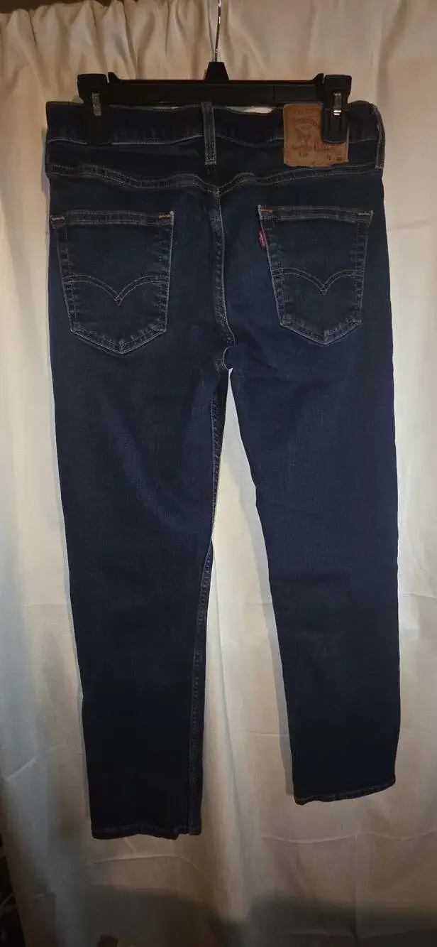 Levi's 514 Straight Fit Dark Wash Jeans Size 29x30